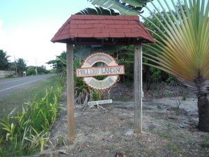 Sign at the entrance to Miller's Station.